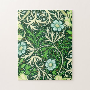 William Morris - Muster der grünen Algen Puzzle