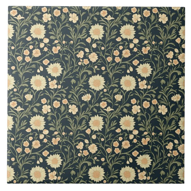 William Morris Muster  Fliese (Vorderseite)
