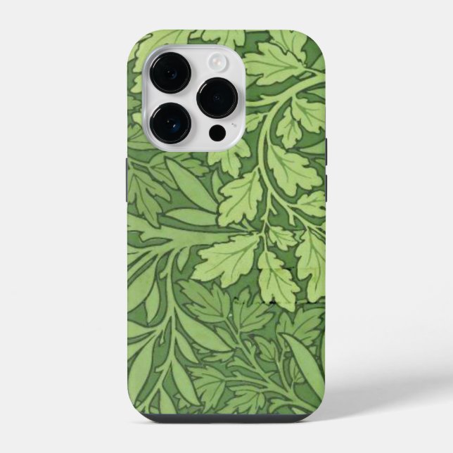 William Morris Muster, Laubwerk, iPhone Hülle (Rückseite)