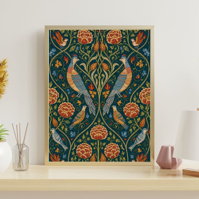 William Morris Muster | Vintage botanische Kunst Poster (Von Creator hochgeladen)