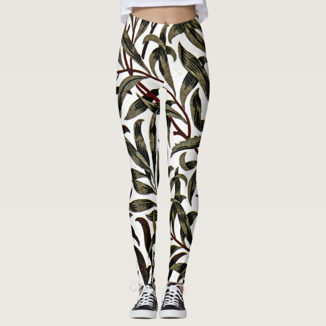 William Morris Muster, Willow Bough Leggings (Vorderseite)
