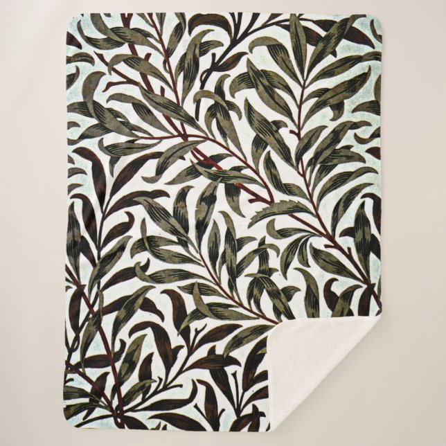 William Morris Muster, Willow Bough Sherpadecke (Vorderseite)