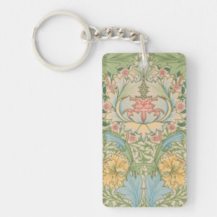 William Morris Myrtenblüten Blumen Botanisch Schlüsselanhänger