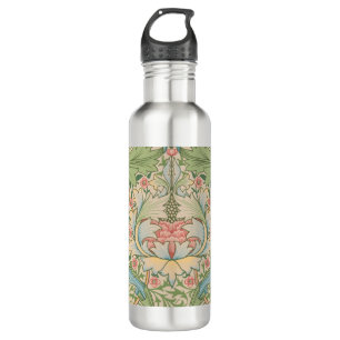 William Morris Myrtle Blume Floral Botanical Edelstahlflasche