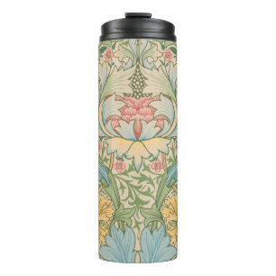 William Morris Myrtle Blume Floral Botanical Thermosbecher