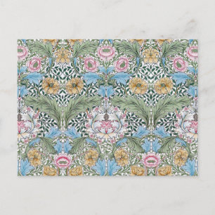 William Morris Myrtle Floral Pattern Postcard Postkarte