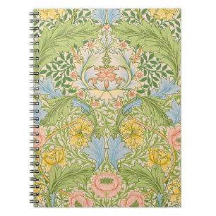 William Morris Myrtle Garden Floral Klassiker Notizblock