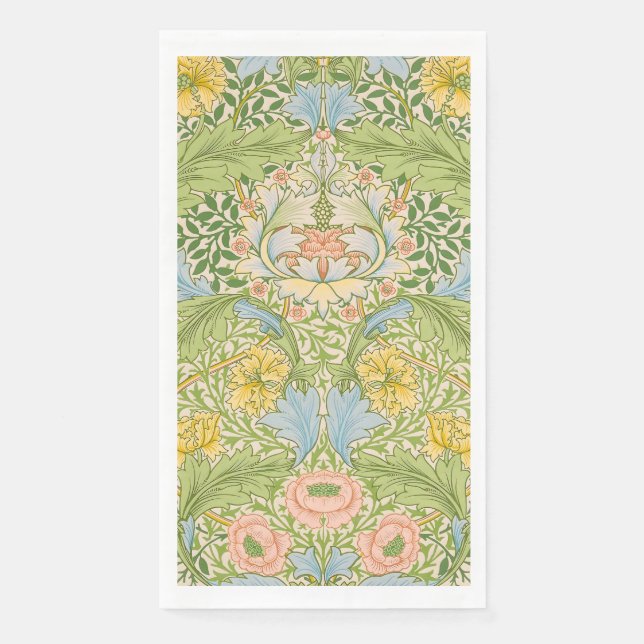 William Morris Myrtle Garden Floral Klassiker Serviette (Vorderseite)