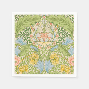 William Morris Myrtle Garden Floral Klassiker Serviette