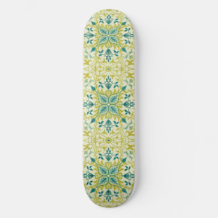 William Morris nahtloses Deckenmuster in Limetteng Skateboard