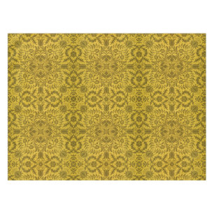 William Morris nahtloses Reben-Gold-Gelb-Muster Tischdecke
