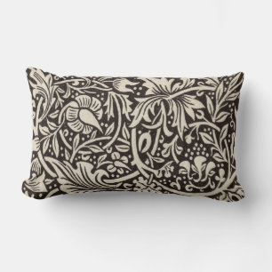 William Morris Narzissen Blumen Wallpaper Lendenkissen