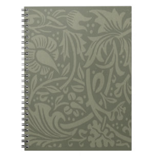 William Morris Narzissen Blumen Wallpaper Notizblock