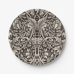 William Morris Narzissen Blumen Wallpaper Pappteller