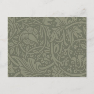 William Morris Narzissen Blumen Wallpaper Postkarte