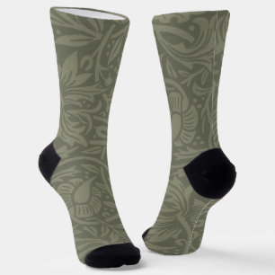 William Morris Narzissen Blumen Wallpaper Socken
