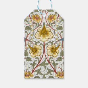 William Morris Narzissen-Blumenmuster Geschenkanhänger