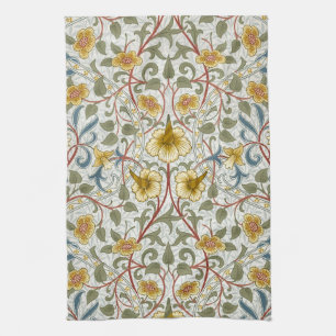 William Morris Narzissen-Blumenmuster Geschirrtuch