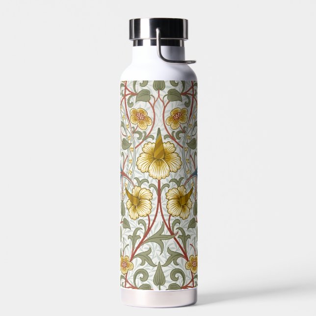 William Morris Narzissen-Blumenmuster Trinkflasche (Links)