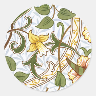 William Morris Narzissen Chintz Muster Aufkleber