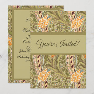 William Morris Narzissengarten-Blumen-Klassiker-Bo Einladung
