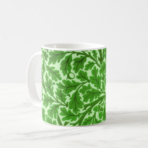 William Morris Oak Blätter, Emerald Green Kaffeetasse