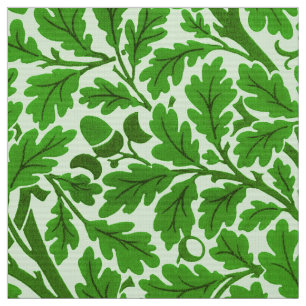 William Morris Oak Blätter, Emerald Green  Stoff