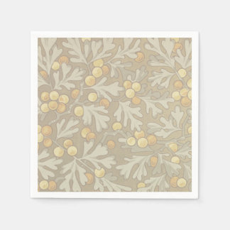 William Morris Oak und Acorn Cocktail Napkins Serviette