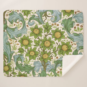 William Morris' Obstgarten-Muster Art Nouveau Sherpadecke