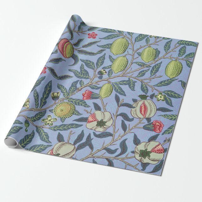 William Morris Obstpomegranat Geschenkpapier (Ungerollt)