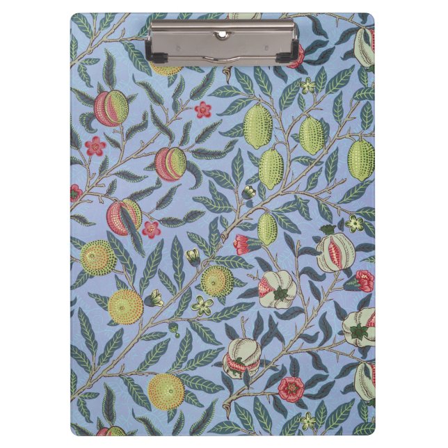 William Morris Obstpomegranat Klemmbrett (Vorderseite)