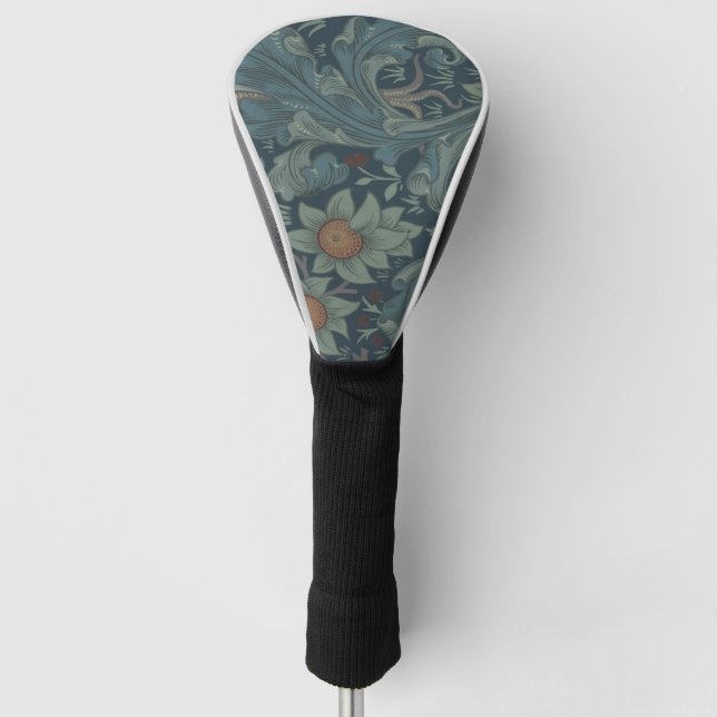 William Morris Orchard Pattern Art Golf Headcover (Vorderseite)