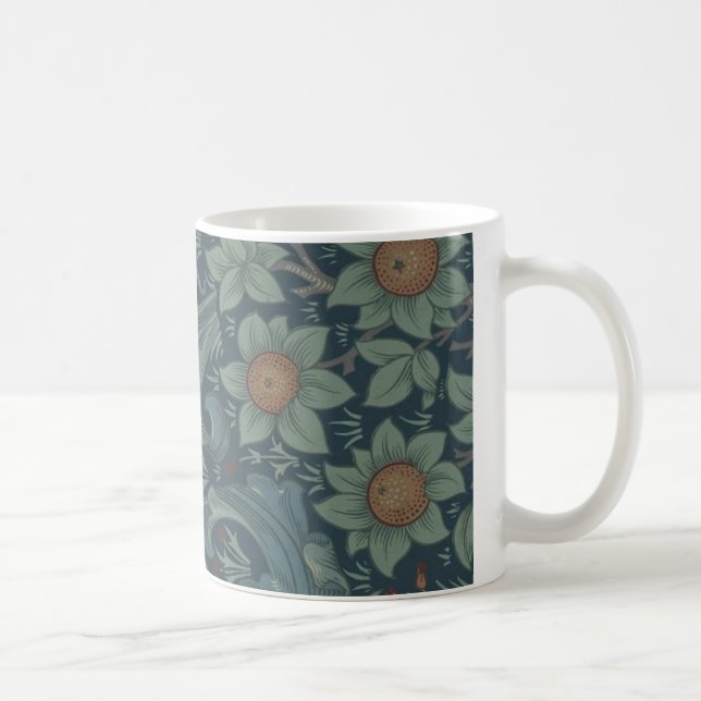 William Morris Orchard Pattern Art Kaffeetasse (Rechts)