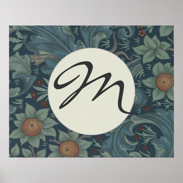 William Morris Orchard Pattern Wallpaper Poster (Vorne)