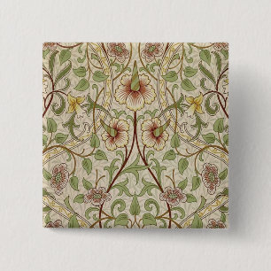 William Morris Osterglocke Klassische Blumen Tapet Button