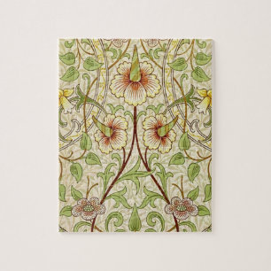 William Morris Osterglocke Klassische Blumen Tapet Puzzle