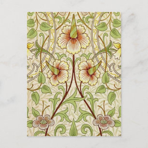 William Morris Osterglocke Klassische Blumen Wallp Postkarte