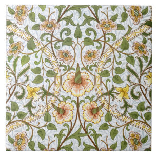 William Morris Osterglocken-Muster-Kunstfliese ode Fliese