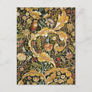 William Morris Owl an Acanthus Postkarte