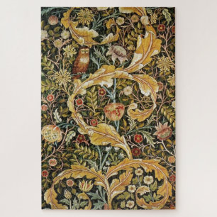William Morris Owl an Acanthus Puzzle