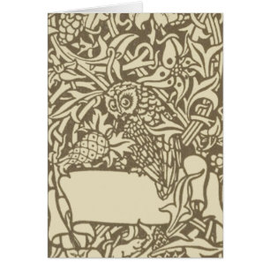 William Morris Owl Vintages Design
