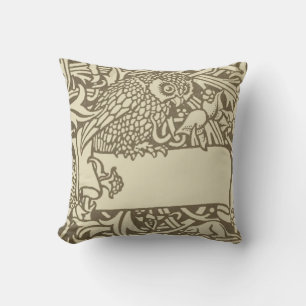 William Morris Owl Vintages Design Kissen