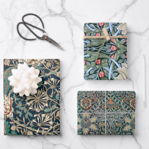 William Morris Pack 7 Geschenkpapier Set