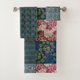 William Morris Patch Jugendstil Badhandtuch Set