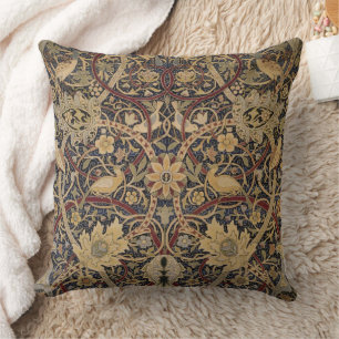William Morris Pattern Cotton Throw Kissen