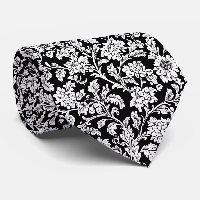 William Morris Pattern Krawatte (Gerollt)