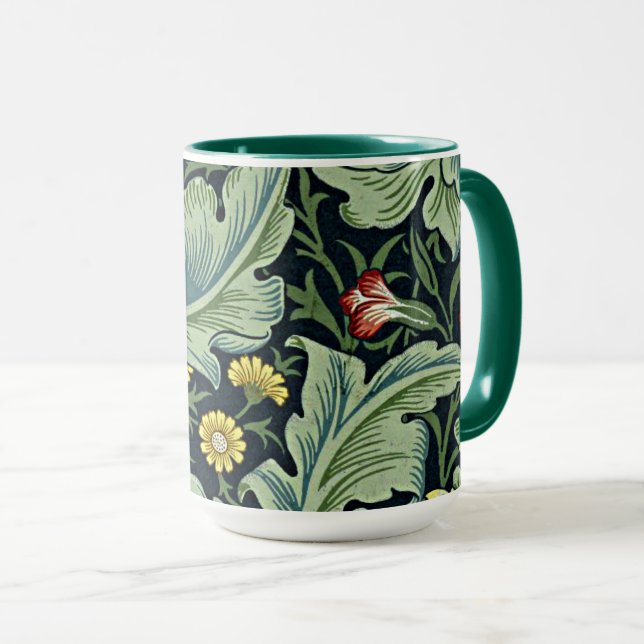 William Morris pattern, Leicester Tasse (VorderseiteRechts)