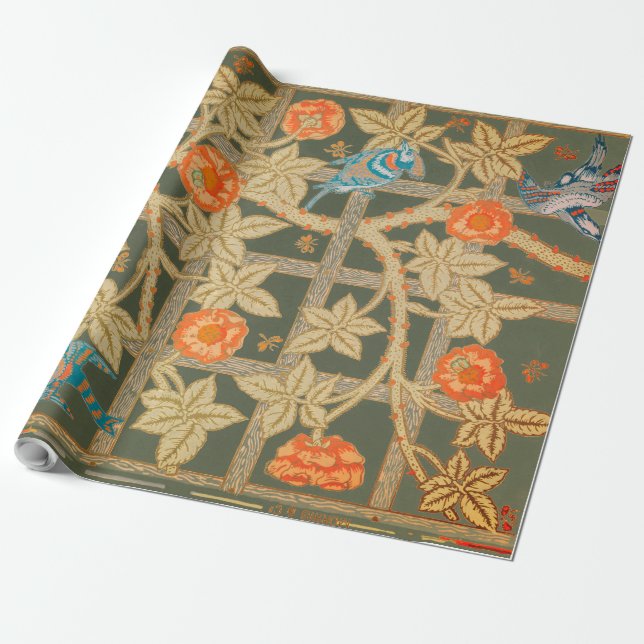 William Morris PATTERN Wrapping Paper Geschenkpapier (Ungerollt)