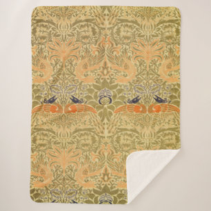 William Morris Peacock & Dragon Arts & Crafts Sherpadecke