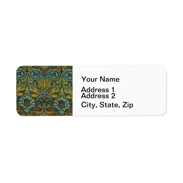 William Morris Peacock Dragon Wallpaper (Vorne)